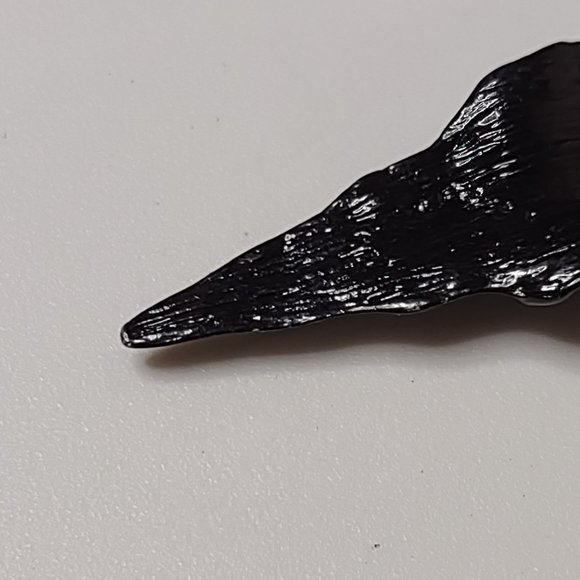 Very Awesome Black Bird Skull Pendant Necklace 20 Inches Long - Picture 9 of 12